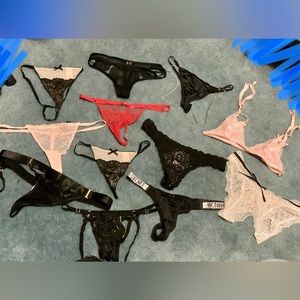 Victoria Secret panties and garder belts